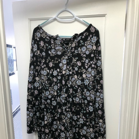 EUC J.Jill◾️Black w Elegant Floral🌸🌼🌺 Design 3… - Picture 7 of 13